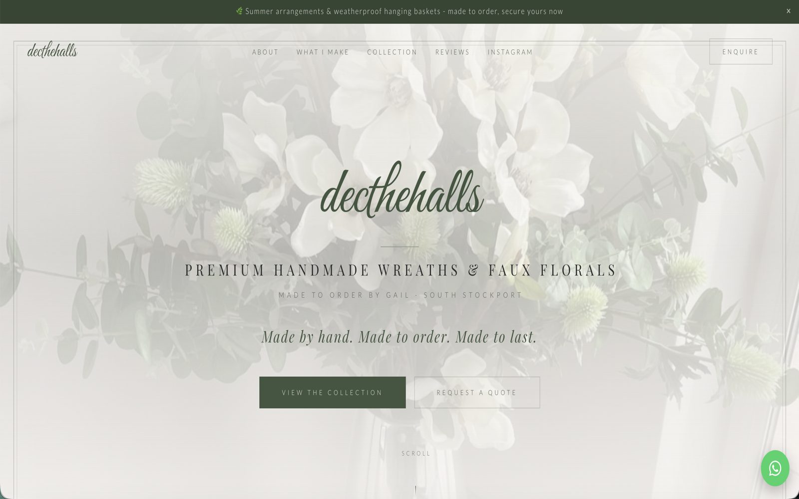 DecTheHalls website built by AdKonnekt